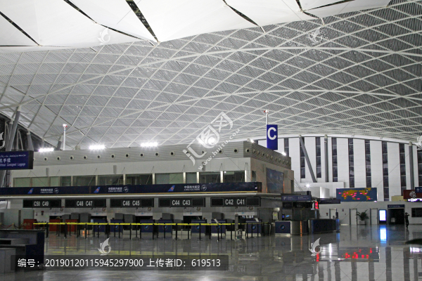烏魯木齊機場航站樓內(nèi)景