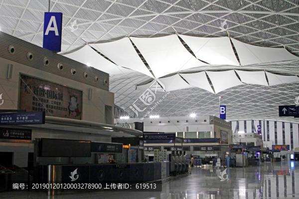 烏魯木齊機(jī)場航站樓內(nèi)景