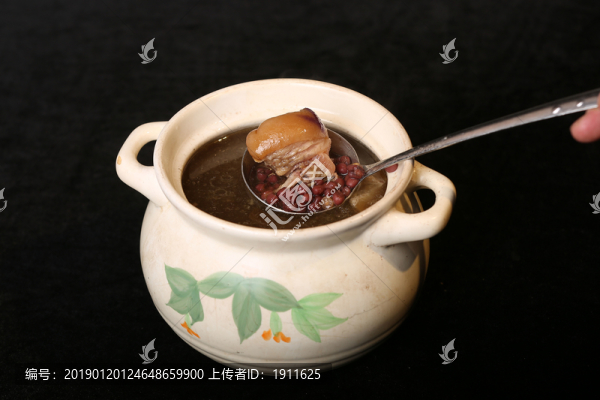 紅豆臘蹄湯