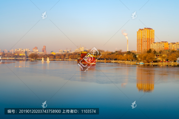 航拍濟南大明湖03