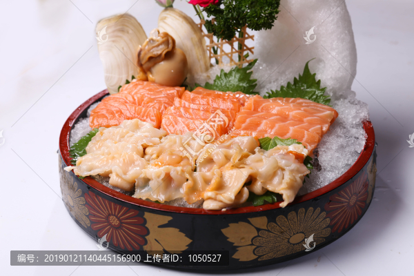 象拔棒拼三文魚