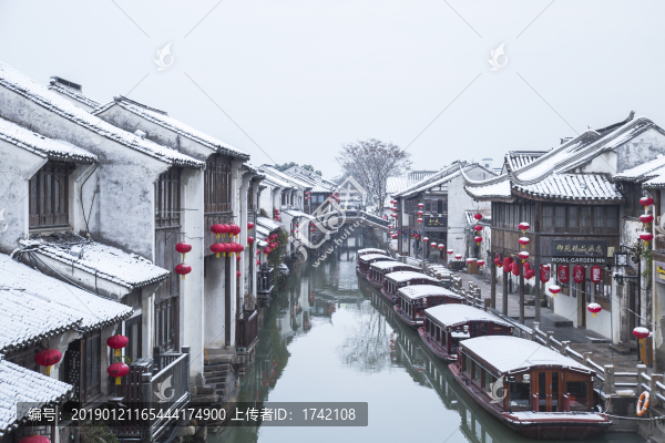 山塘街雪景