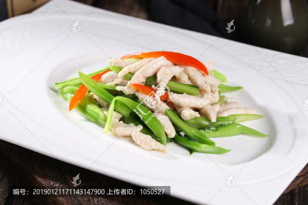 菜蕻炒雞柳