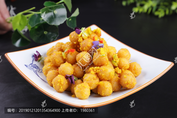 蛋黃焗小土豆