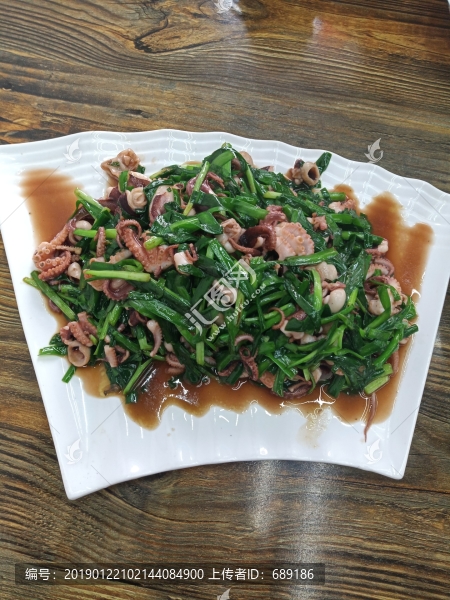魷魚炒韭菜