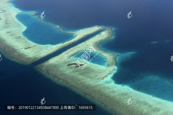 馬爾代夫俯視