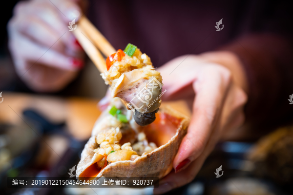 蒜香脆螺片