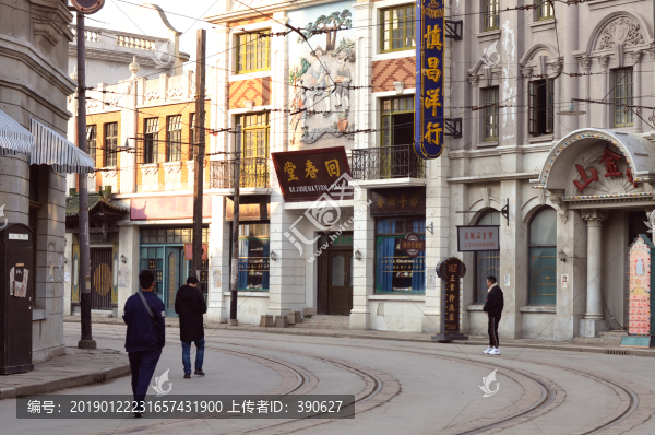 老上海南京路街景