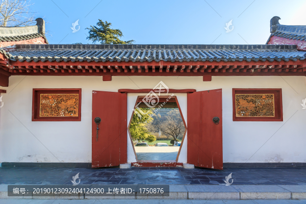 中式園林門