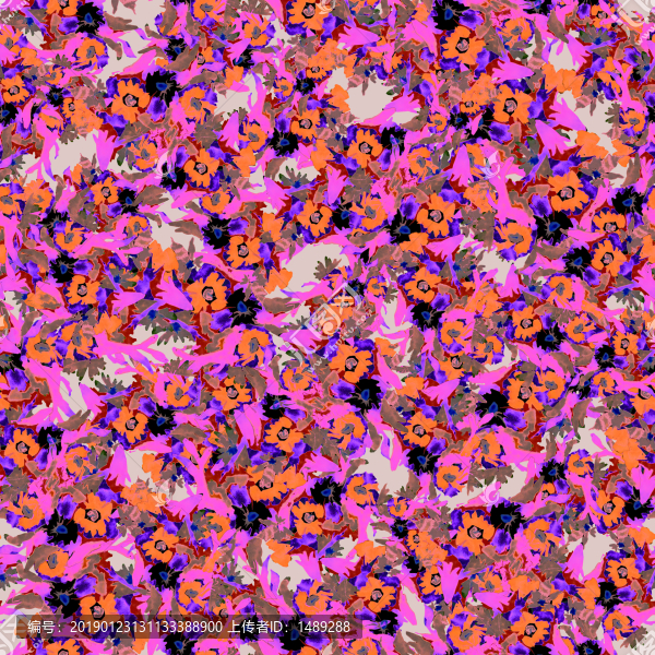 粉紅抽象花朵