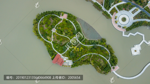太倉天鏡湖人工島
