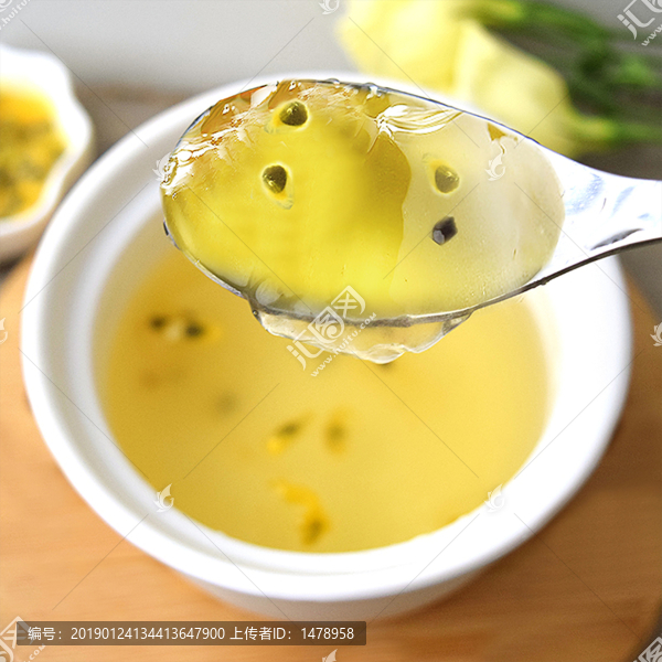 冰糖百香果寒天茶