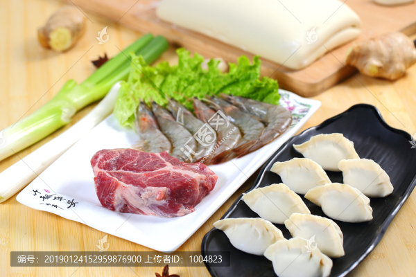 精肉鮮蝦水餃