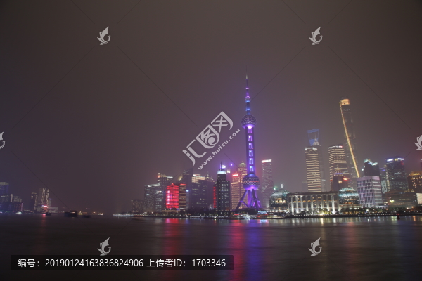 上海陸家嘴夜景