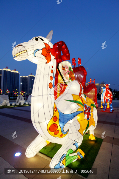 一帶一路花燈
