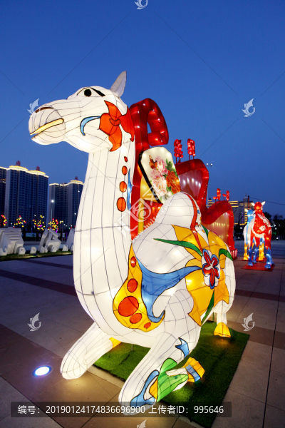 一帶一路花燈
