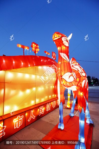 一帶一路花燈