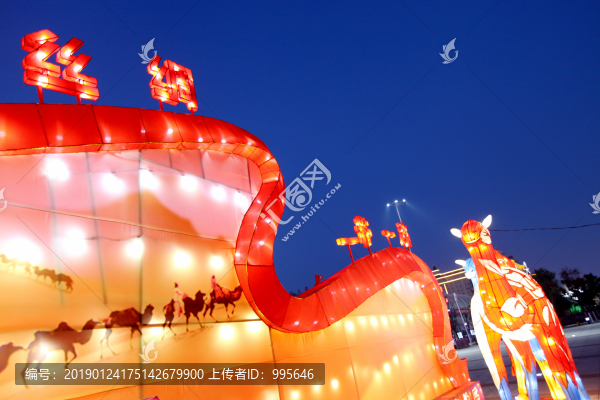 一帶一路花燈