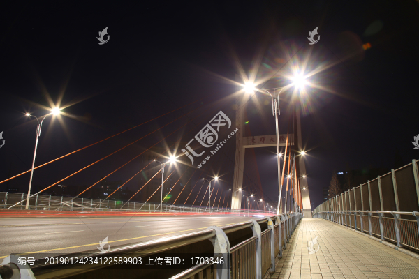 杭州文暉大橋夜景