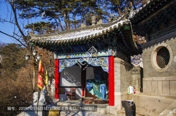 千山大佛寺風(fēng)景區(qū)來(lái)迎門(mén)常咲亭