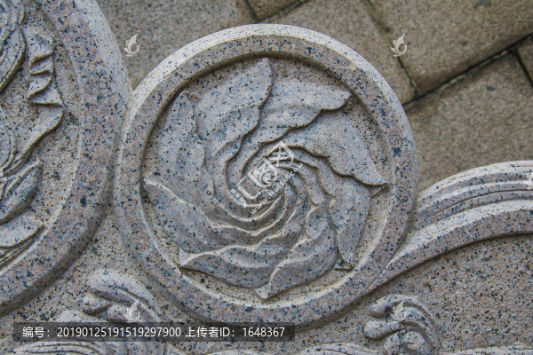 千山彌勒寶塔臺階圍欄旋轉(zhuǎn)花浮雕