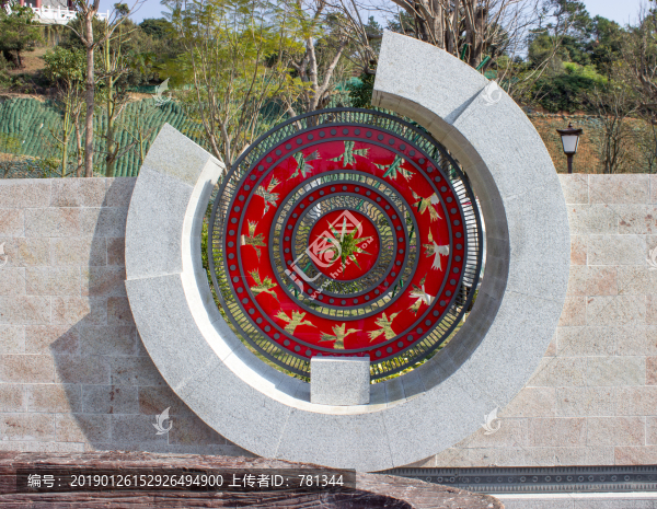 銅鼓圖案雕刻