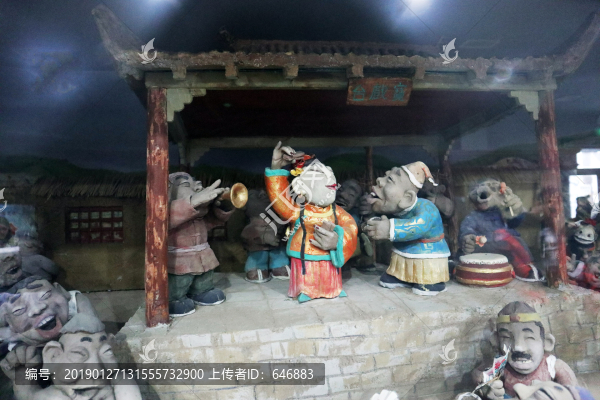 東北二人轉(zhuǎn)雕塑