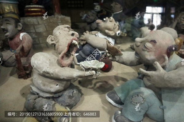 東北二人轉(zhuǎn)雕塑