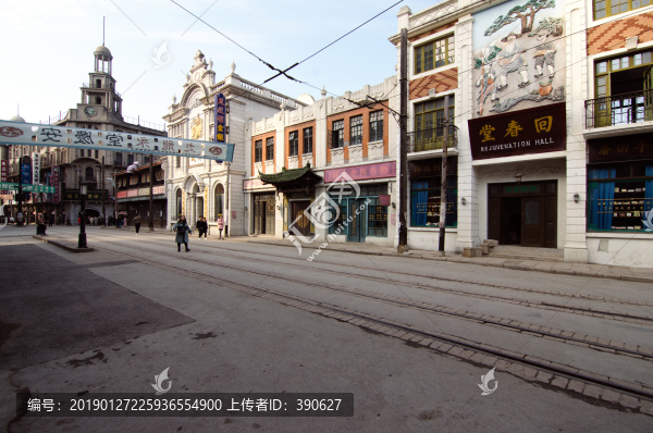 老上海南京路街景