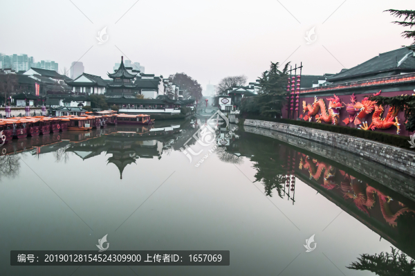 秦淮河早晨