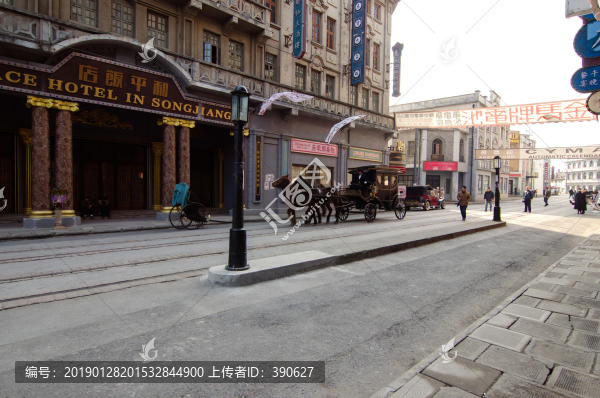 老上海南京路街景