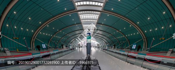 上海磁懸浮列車龍陽站站臺