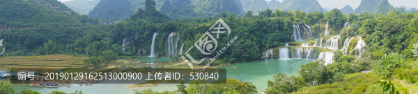 山水風(fēng)光大瀑布