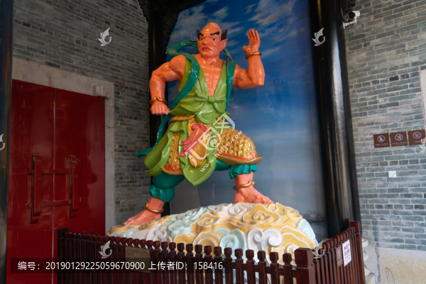神話人物順風(fēng)耳雕塑素材