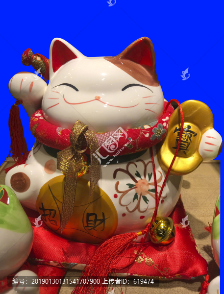 招財貓擺件照片
