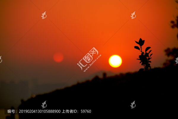 深圳灣暮色風景