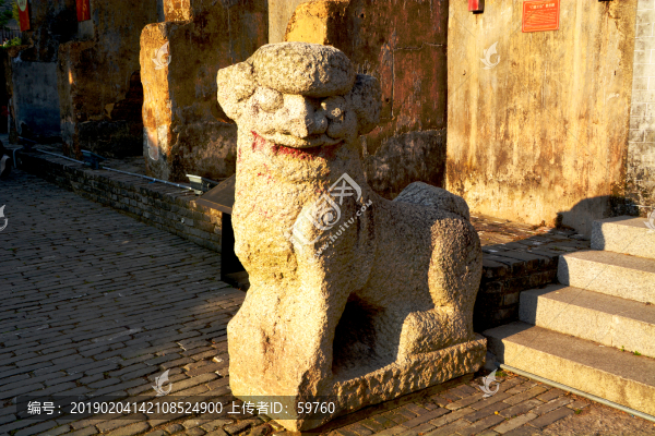 古代石獅子