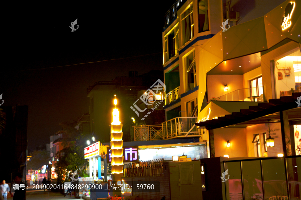 深圳較場尾商業(yè)街夜景