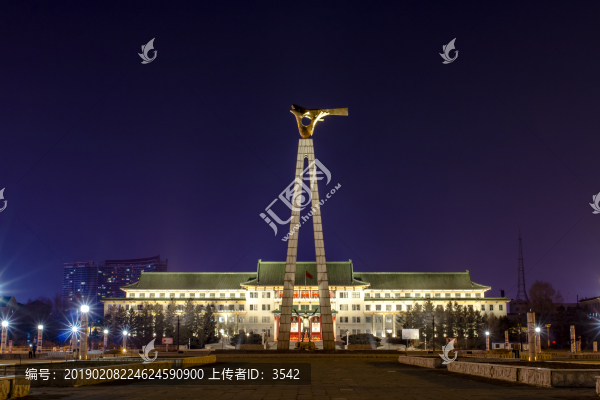 長春文化廣場夜景