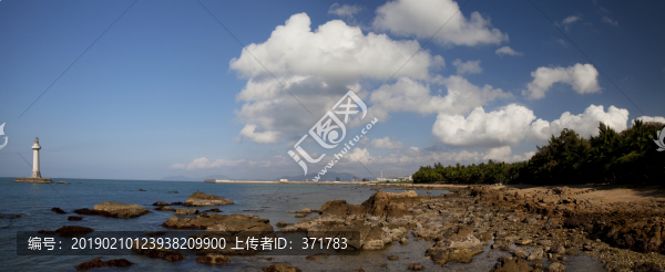 海洋的藍天