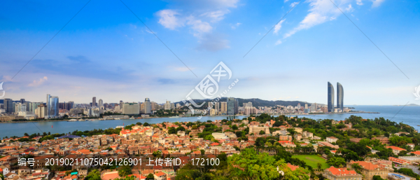 中國(guó)廈門鼓浪嶼全景