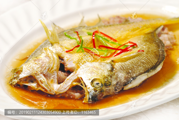 黃魚鲞蒸肉餅