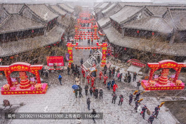 雪潤青州古城