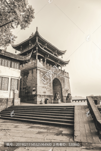 成都古鎮(zhèn)黃龍溪老照片