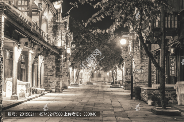 成都古鎮(zhèn)黃龍溪老照片
