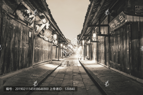 成都古鎮(zhèn)黃龍溪老照片