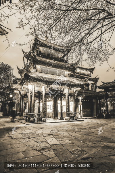 成都古鎮(zhèn)黃龍溪老照片