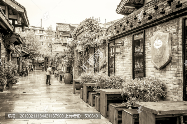成都古鎮(zhèn)寬窄巷子