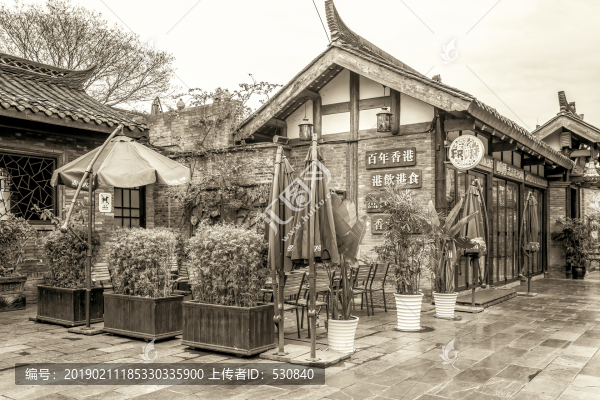 成都古鎮(zhèn)寬窄巷子