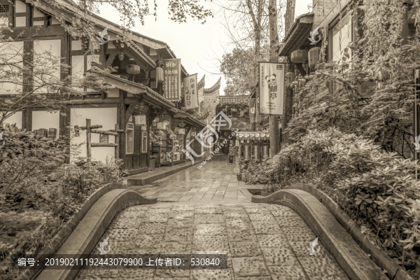 成都錦里古鎮(zhèn)懷舊照片